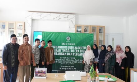 IUQI Bogor Tingkatkan Mutu Internal Melalui Orasi Ilmiah Bersama Narasumber dari UIKA