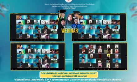 Webinar IMMAPSI  Pusat : Kepemimpinan Visioner Pendidikan di Era 5.0