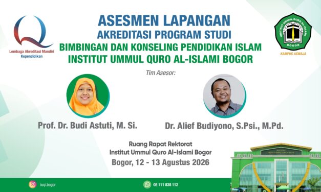 Program Studi BKPI IUQI Bogor Sukses Laksanakan Asesmen Lapangan Akreditasi